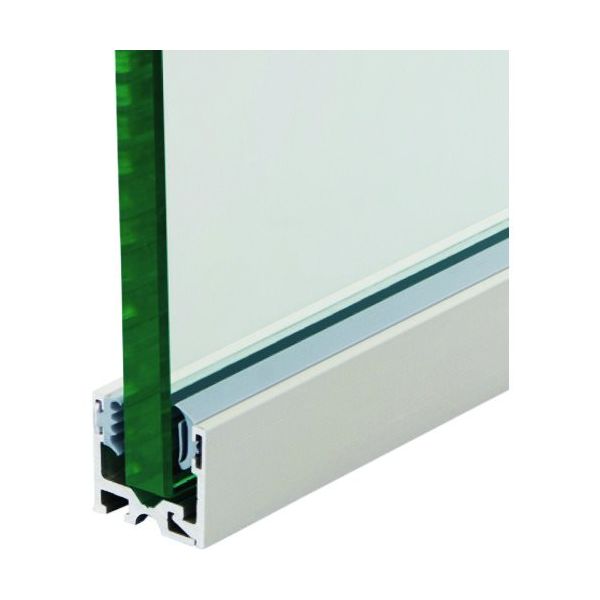 スガツネ工業 SUGATSUNE (170037084)MP20E28ー02/固定ガラス用アルミフレーム MP20E28-02 1個（直送品）