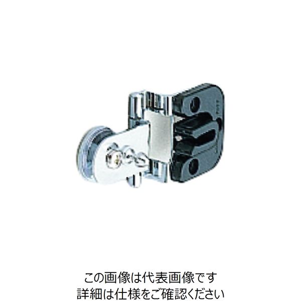 スガツネ工業 SUGATSUNE (170083523)GHC34ー8CRキャッチ付ガラス蝶番 GHC34-8CR 1個 131-6773（直送品）