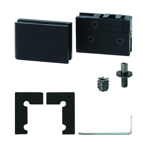 スガツネ工業 SUGATSUNE (170042197)GSーGH5ーBL/ガラス蝶番 GS-GH5-BL 1式 225-8148（直送品）