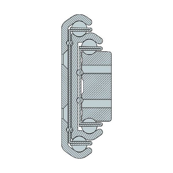 スガツネ工業 (190025342)CBLーRA9ー1000スライドレール CBL-RA9-1000 1本 159-4519（直送品）