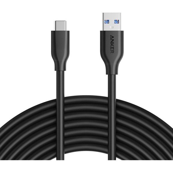 アンカー Anker PowerLine USB-C & USB-A ケーブル(USB3.0対応)3.0m A8167011 1個（直送品）