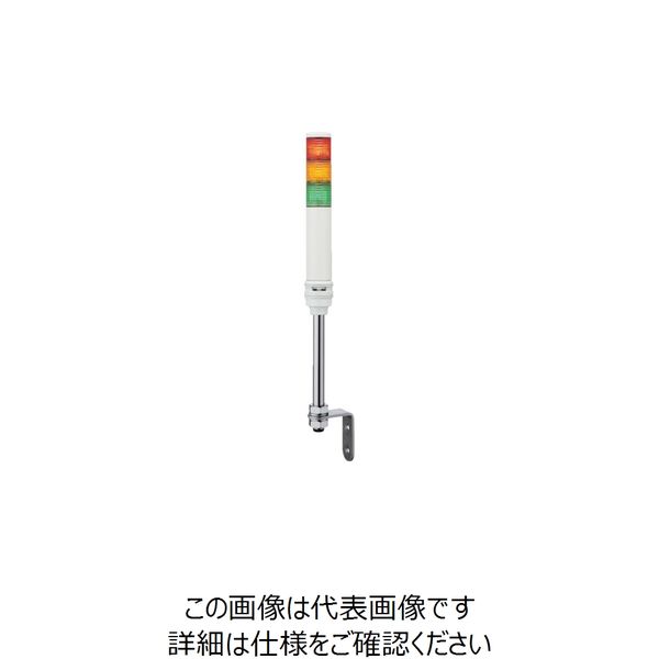 シュナイダーエレクトリック シュナイダー 赤黄緑 φ40積層式LED表示灯+ブザー(ポール) LOUTB-24-3RYG 1個（直送品）