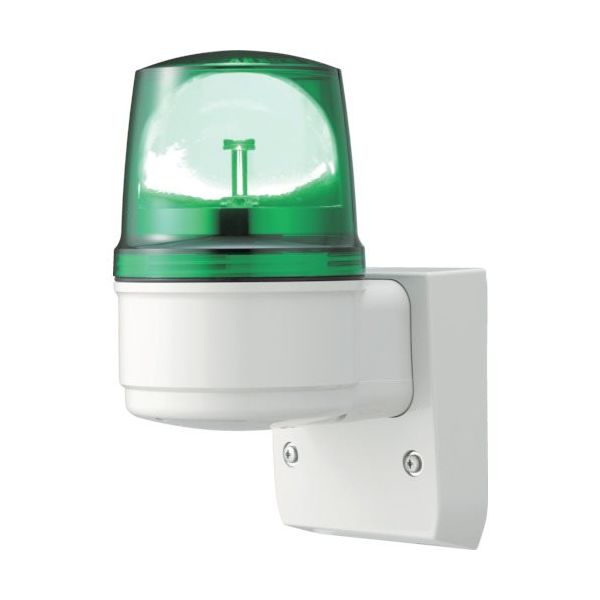 シュナイダー アローシリーズ 緑 φ110 LED回転灯+ブザー(壁付) 100V LRSLB-100G-A 1個（直送品）