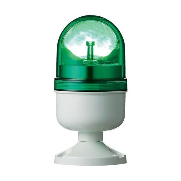 シュナイダーエレクトリック シュナイダー アローシリーズ 緑 φ84 LED回転灯 100V LRP-100G-A 1個 837-0187（直送品）