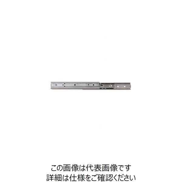 スガツネ工業 (190034801)SCR3ー15Sー100A/オールステンレス鋼製ミニスライドレール SCR3-15S-100A 1本（直送品）