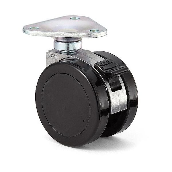 スガツネ工業 SUGATSUNE (200133181)GX60PSキャスター GX-60PS 1個 584-1712（直送品）