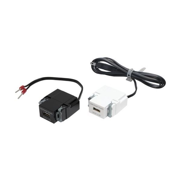 SUGATSUNE (210047838)DM1ーU1P24MTーWT埋込充電用USBコンセント DM1-U1P24MT-WT 1個（直送品）