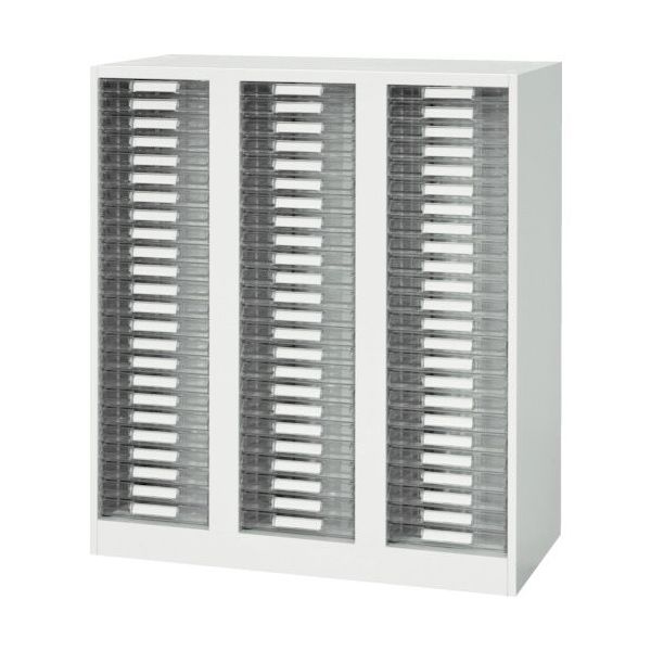 ダイシン工業 DAISHIN 壁面収納庫 A4レターケース型 下置き専用D400 ホワイト V940-11PSA 1台 856-9735（直送品）