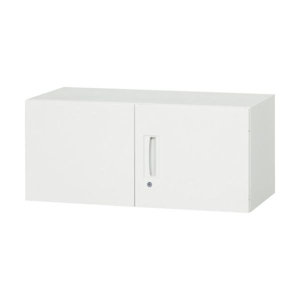 ダイシン工業 DAISHIN 壁面収納庫 両開き型 上置き専用D400 ホワイト V940-04H 1台 856-9698（直送品）