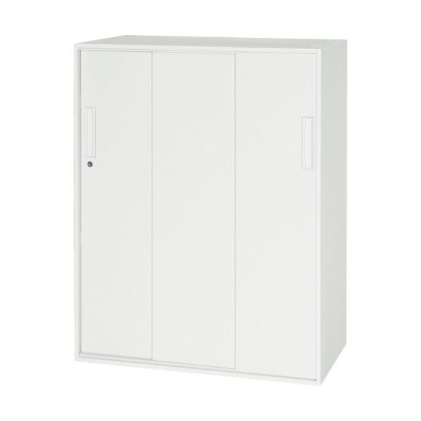 ダイシン工業 DAISHIN 壁面収納庫 3枚引戸型 下置き専用W800 ホワイト V840-11TS 1台 856-9615（直送品）