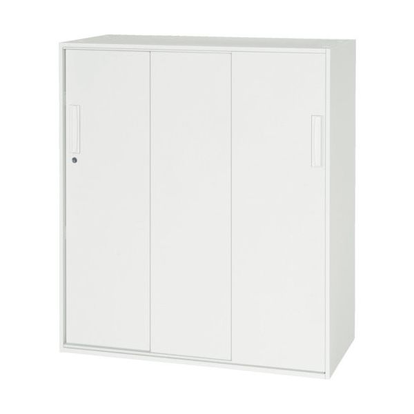 ダイシン工業 DAISHIN 壁面収納庫 3枚引戸型 下置き専用D400 ホワイト V940-11TS 1台 856-9742（直送品）