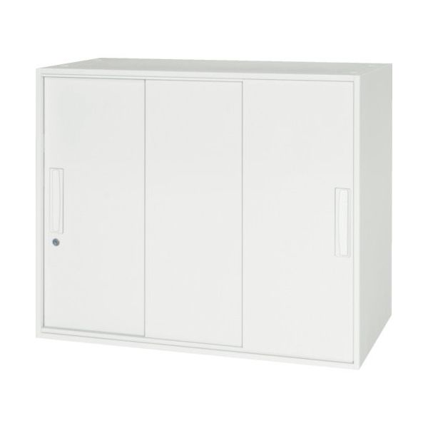 ダイシン工業 DAISHIN 壁面収納庫 3枚引戸型 上下兼用W800 ホワイト V845-07TS 1台 856-9635（直送品）