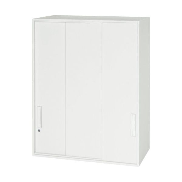 ダイシン工業 DAISHIN 壁面収納庫 3枚引戸型 上置き専用W800 ホワイト V840-10TS 1台 856-9608（直送品）