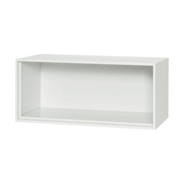 ダイシン工業 DAISHIN 壁面収納庫 オープン型 上置き専用D450 ホワイト V945-04K 1台 856-9769（直送品）