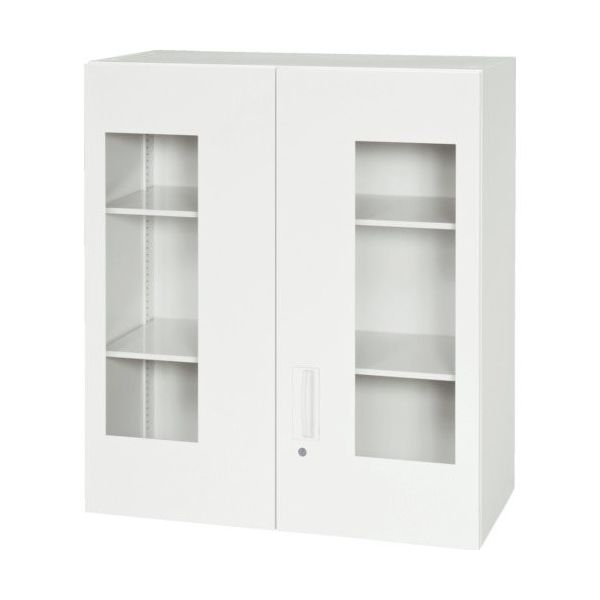 ダイシン工業 DAISHIN 壁面収納庫 窓付き引戸型 上置き船用D450 ホワイト V945-10HG 1台 856-9791（直送品）