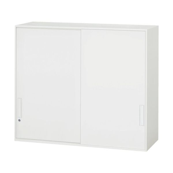 ダイシン工業 DAISHIN 壁面収納庫引戸型 上置き専用W1200 ホワイト V1245-10S 1台 856-9553（直送品）