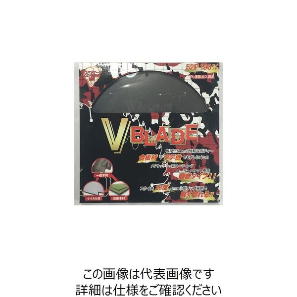 ツールジャパン 『V BALDE』一般木工用 190×52P VB-190 1枚 828-3477（直送品）