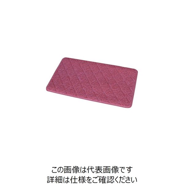 トーワ D&Nマット ミディアム 600mm×900mm レッド DNM-A63 1セット(5枚) 721-8028（直送品）