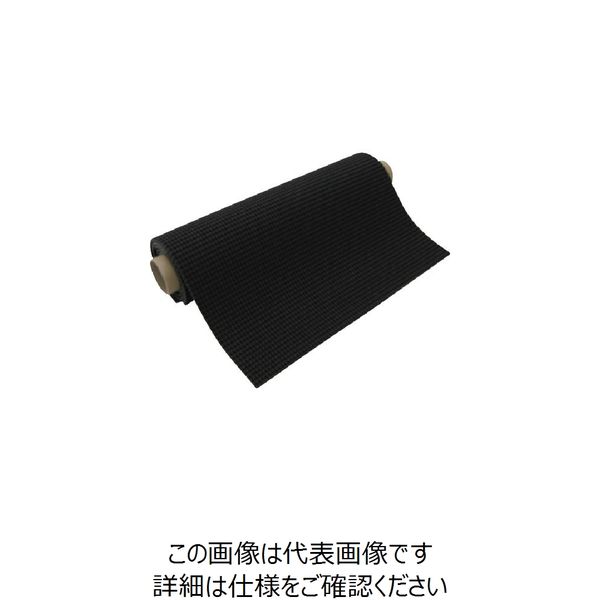 トーワ ダイヤマットAM 1000mm×10m ブラック DMAM-1007 1巻 721-7269（直送品）