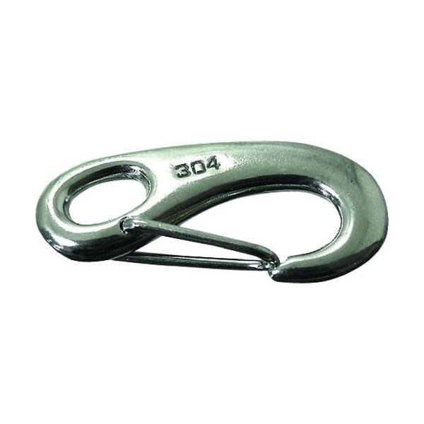 ニッサチェイン ステンスプリングスナップ 50mm (10個入) SSS50 1箱(10個) 126-4677（直送品）