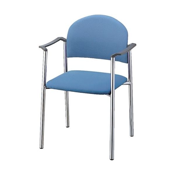 ナイキ NAIKI チェアー 布張り E164FB-LBL 1個 868-4719（直送品）