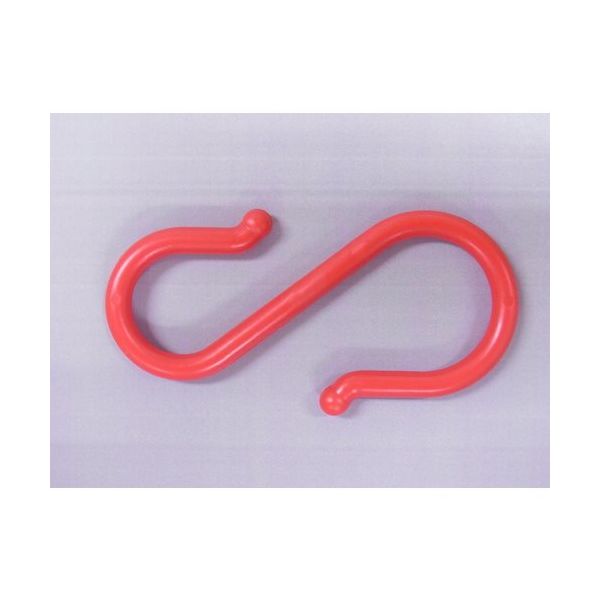 ニッサチェイン Sフック 115mm 赤 (50個入) PSH-115-R 1箱(50個) 127-2444（直送品）