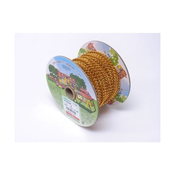 ニッサチェイン アルミFマンテル 15m巻 金 R-AS18F-GD 1巻 127-8763（直送品）