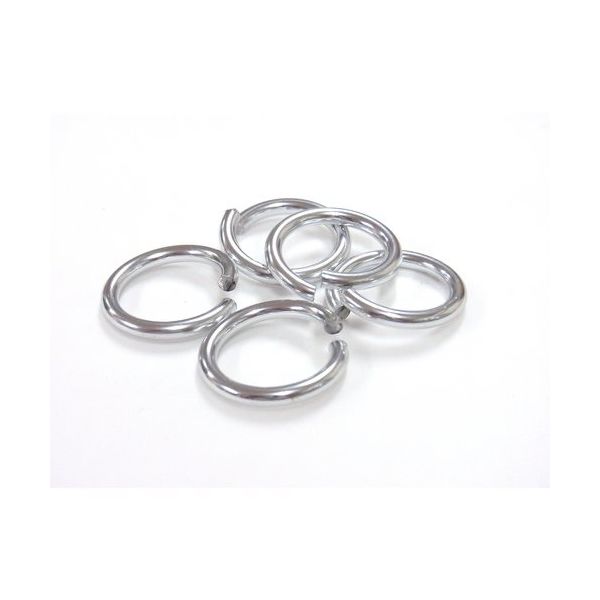 ニッサチェイン アルミリング 3.0×17 銀(5個入) P-405 1セット(25個:5個×5パック) 127-7132（直送品）