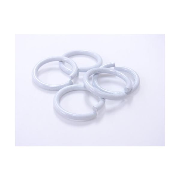 ニッサチェイン カラーリング 1.8×13 白(5個入) P-8 1セット(25個:5個×5パック) 125-9894（直送品）