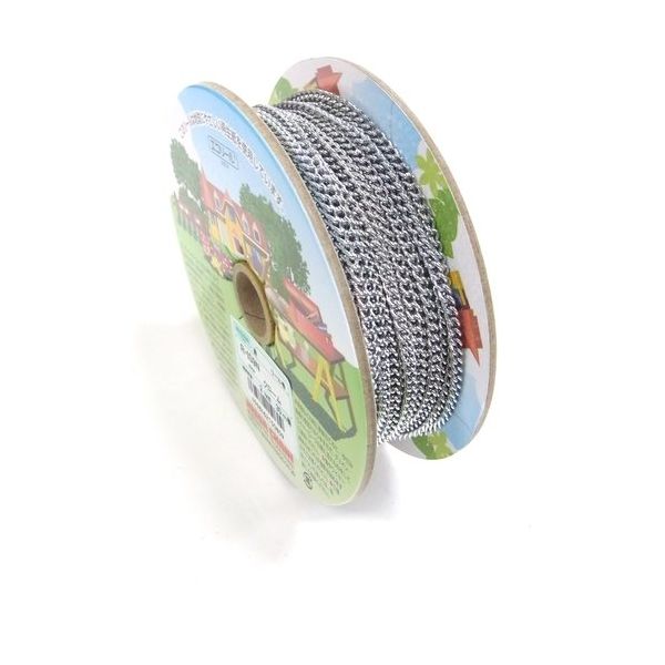 ニッサチェイン 代用クローム鉄Sマンテル 30m巻 R-IS9N-CR 1巻(30m) 127-7128（直送品）