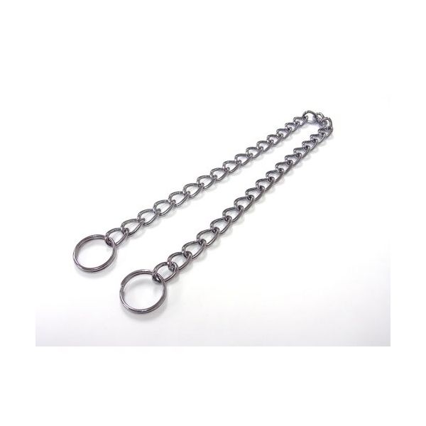 ニッサチェイン 代用クローム鉄カットチェイン 800mm C-221 1セット(5個:1個×5パック) 126-9240（直送品）