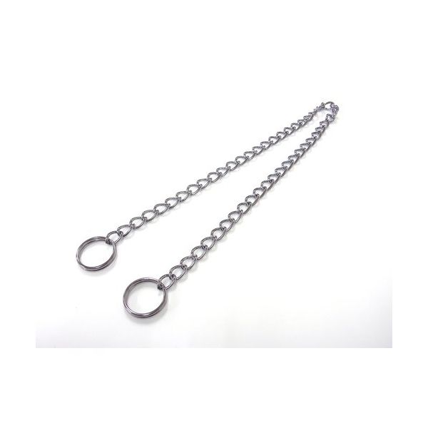 ニッサチェイン 代用クローム鉄カットチェイン 800mm C-222 1セット(5個:1個×5パック) 125-9761（直送品）