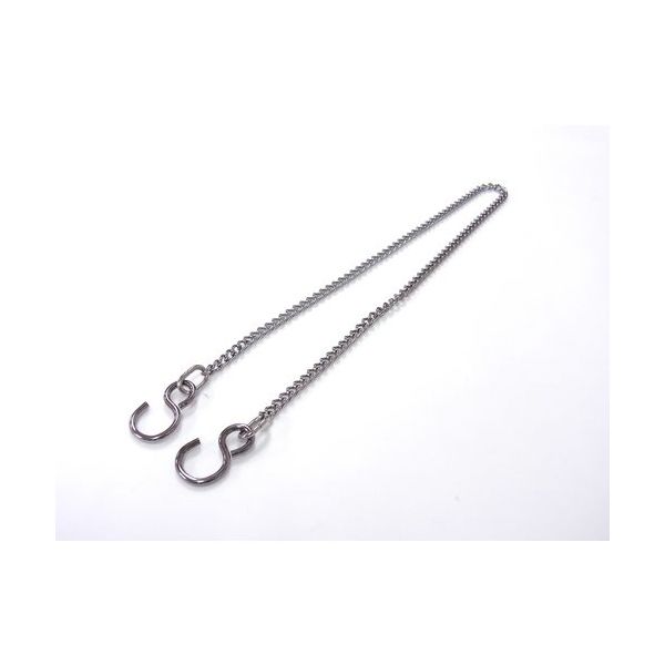 ニッサチェイン 代用クローム鉄カットチェイン 800mm C-215 1セット(5個:1個×5パック) 128-0179（直送品）