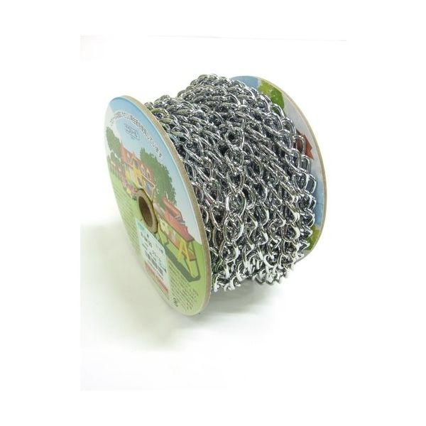 ニッサチェイン 代用クローム鉄マンテル 15m巻 R-IM120-CR 1巻(15m) 128-0378（直送品）