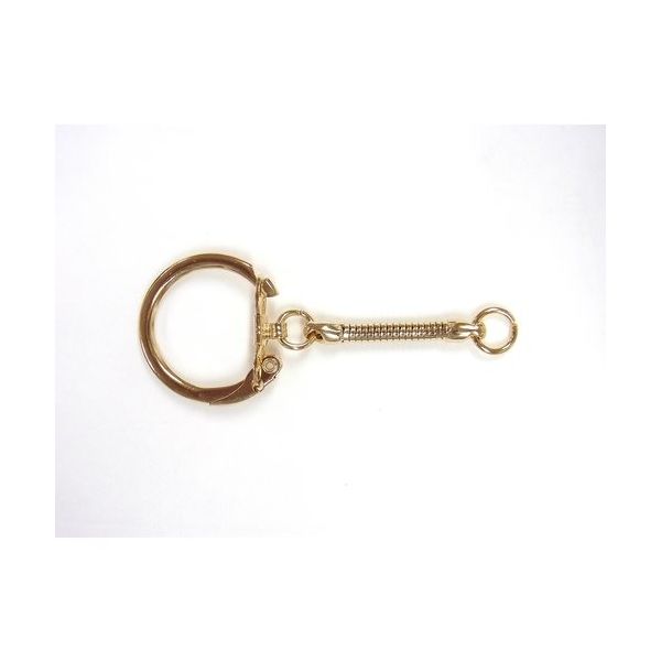 ニッサチェイン ゴールド鉄キーホルダー (100個入) IKE-1-GD 1箱(100個) 126-6137（直送品）