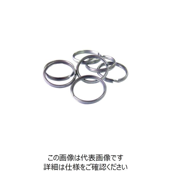 ニッサチェイン ステンレスキーリング 22mm (100個入) SKR-22 1箱(100