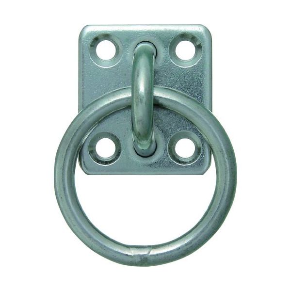 ニッサチェイン ステン角型アイプレートリング付 5mm (10個入) SPF4050R 1箱(10個) 126-6227（直送品）