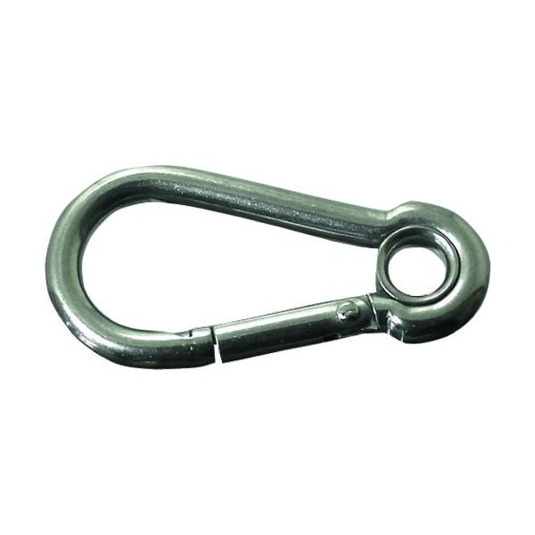 【★大感謝セール】 ニッサチェイン ステン環付スプリングフック (10個入 8mm 建築金具