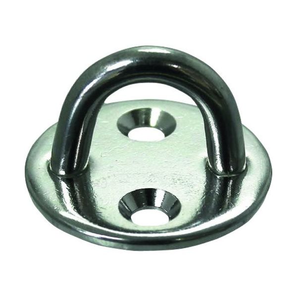 ニッサチェイン ステン丸型アイプレート 5mm (10個入) SPF2050 1箱(10個) 126-4603（直送品）