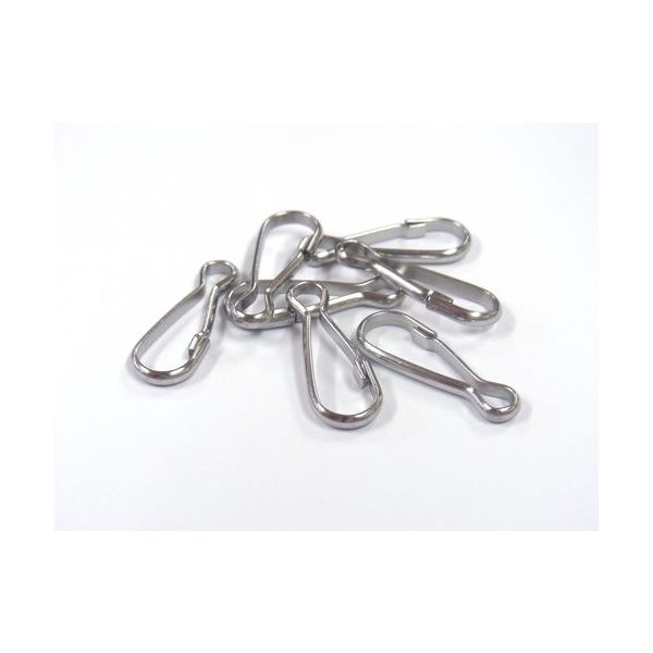 ニッサチェイン ステン甲丸スナップ#108 P-1639 1セット(10個:1個×10パック) 127-3978（直送品）