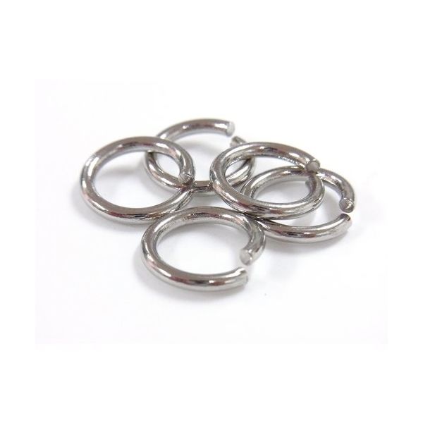 ニッサチェイン ニッケルリング 2.0×10(5個入) P-302 1セット(25個:5個×5パック) 126-3020（直送品）