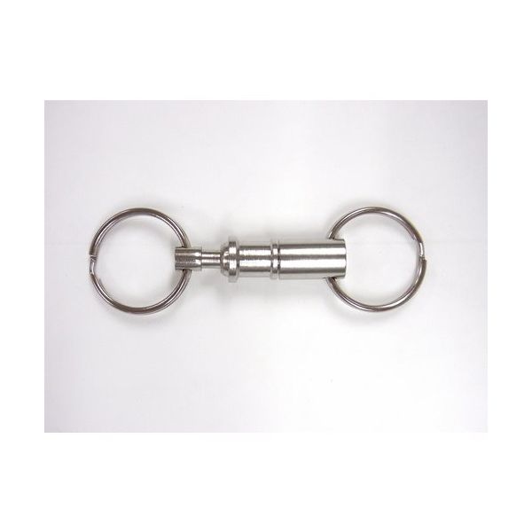 ニッサチェイン ニッケル鉄キーホルダー (100個入) IKE-11-NI 1箱(100個) 126-2896（直送品）