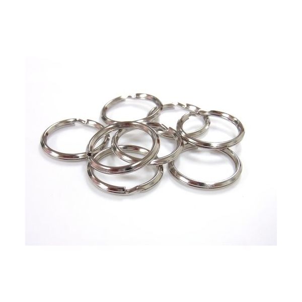 ニッサチェイン ニッケル鉄キーリング (200個入) IKR-32 1箱(200個) 126-6107（直送品）