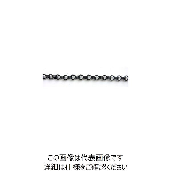ニッサチェイン ファインカラーチェン 15m 黒 IR12E-BK 1本 125-9836（直送品）
