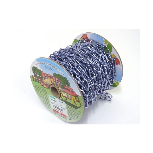 ニッサチェイン ユニクロ鉄ビクター 15m巻 R-IV18-UC 1巻(15m) 127-8755（直送品）