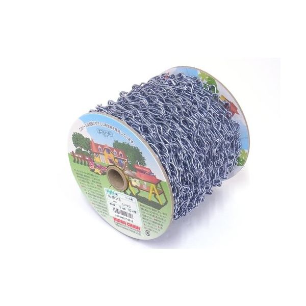 ニッサチェイン ユニクロ鉄ライト 30m巻 R-IR113-UC 1巻(30m) 127-5579（直送品）