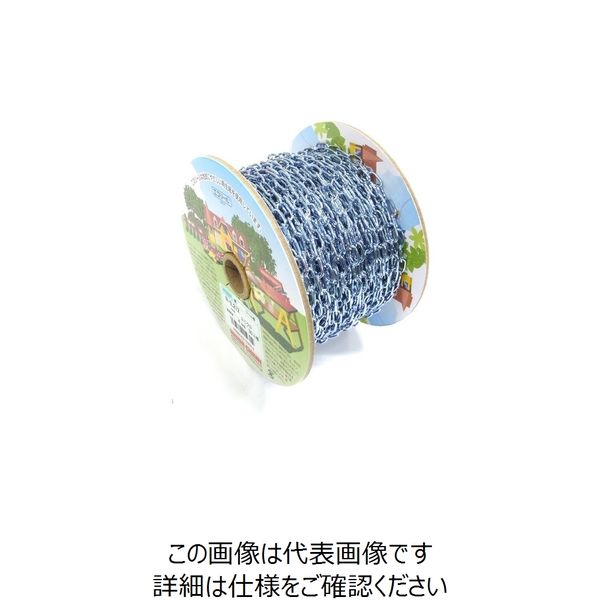 ニッサチェイン ユニクロ鉄リンクC 30m巻 R-IL212-UC 1巻(30m) 127-2412（直送品）