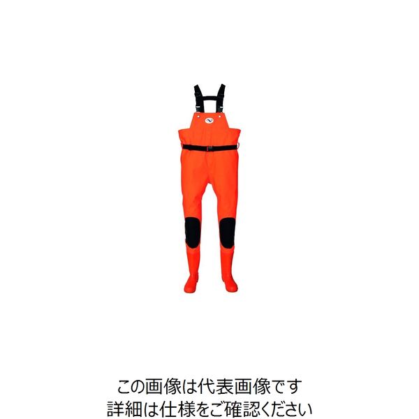 阪神素地 ハンシン 防災ウエーダー(ヒザ補強) BW-62-25.0 1足 254-2340（直送品）