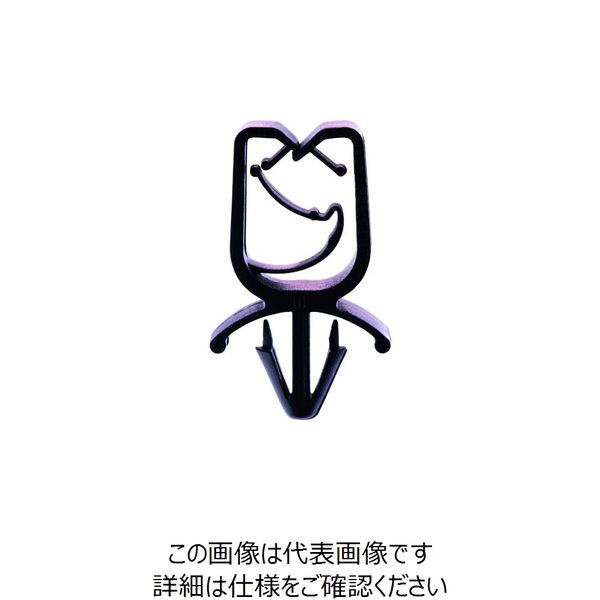 パンドウイットコーポレーション PANDUIT ハーネスクリップ 黒 1000個入り HCMP06B12ーM20 1袋(1000個)（直送品）