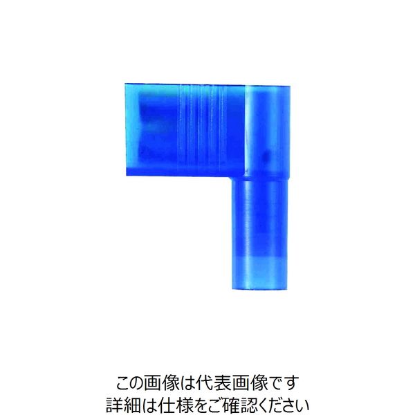 PANDUIT 圧着端子 ライトアングルメス型ディスコネクト ナイロン絶縁タイプ/ファネル挿入 DNFR14ー250BーL 1袋(50個)（直送品）